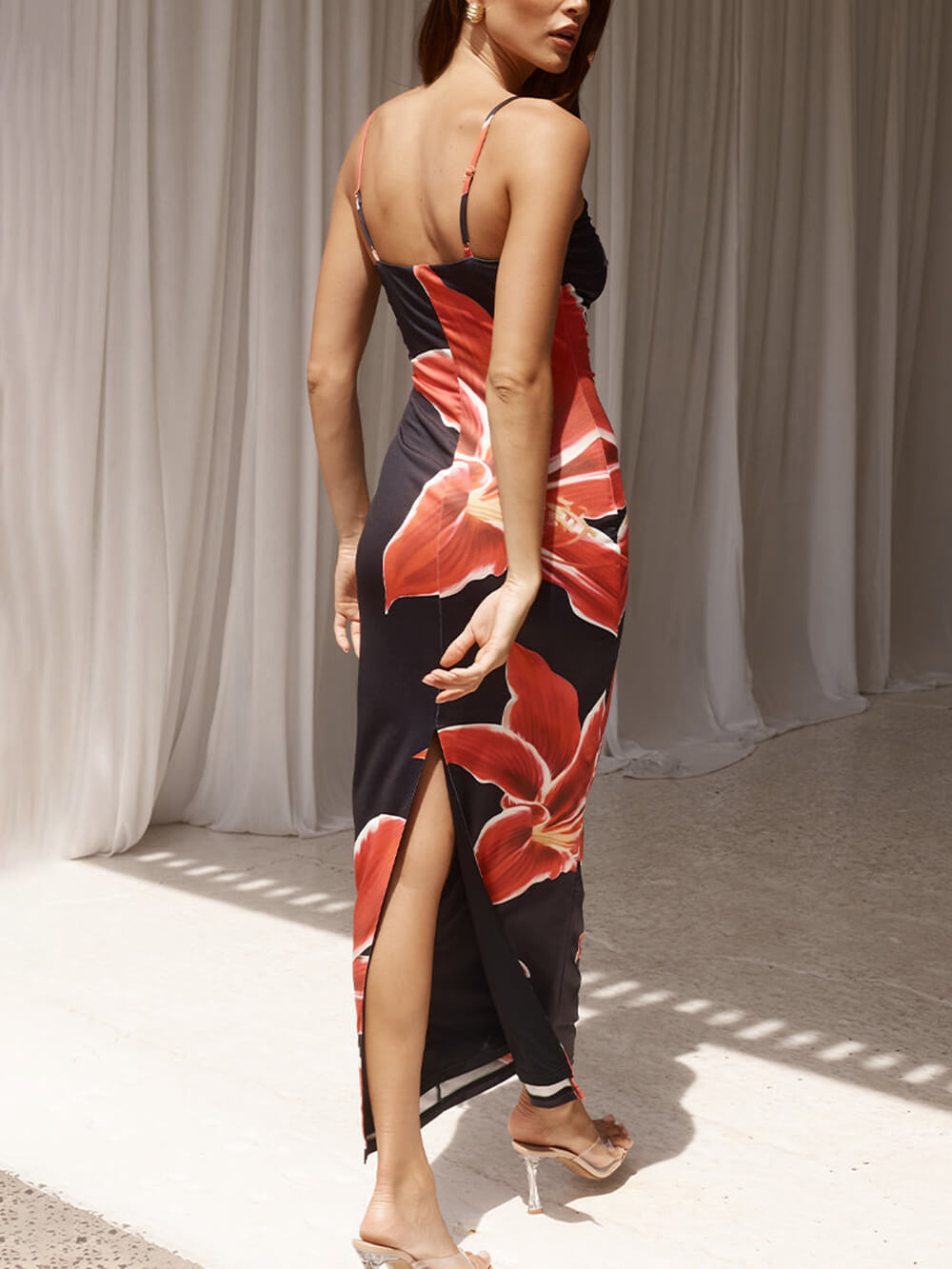 Lily-blossom Maxi Dress