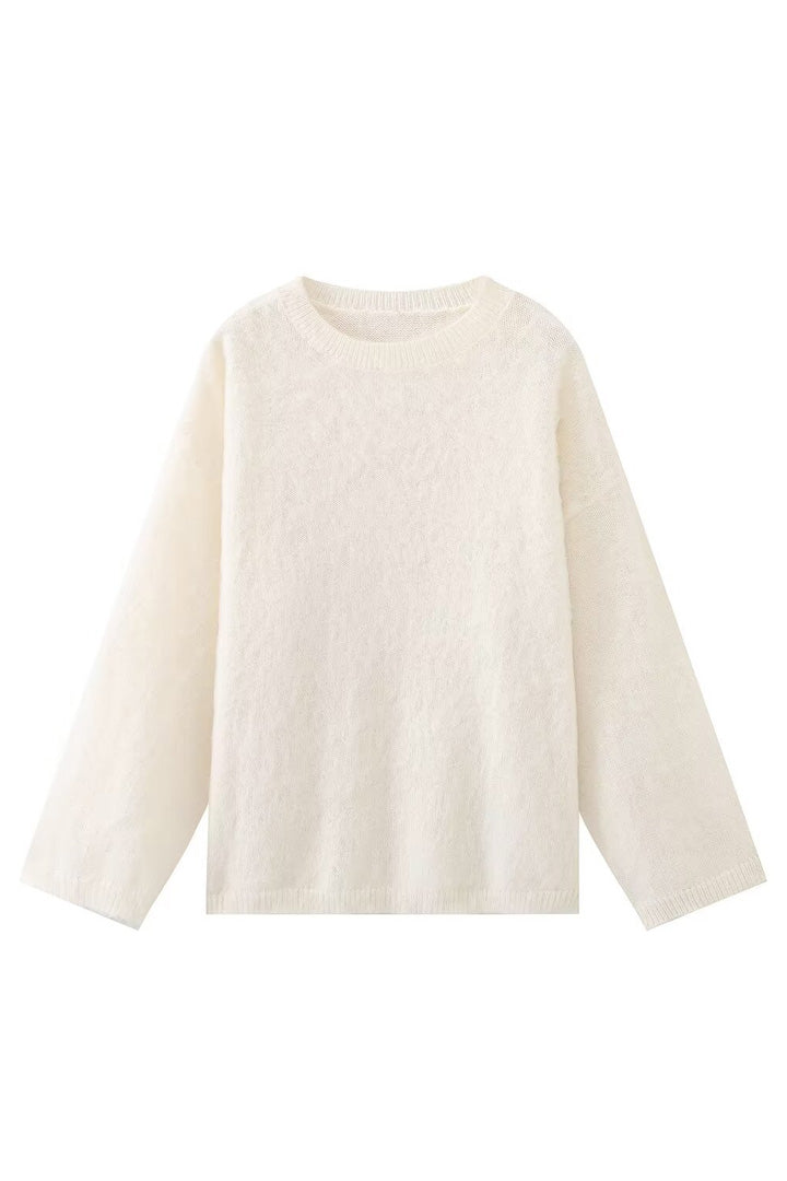 Knitted Crew Neck Sweater