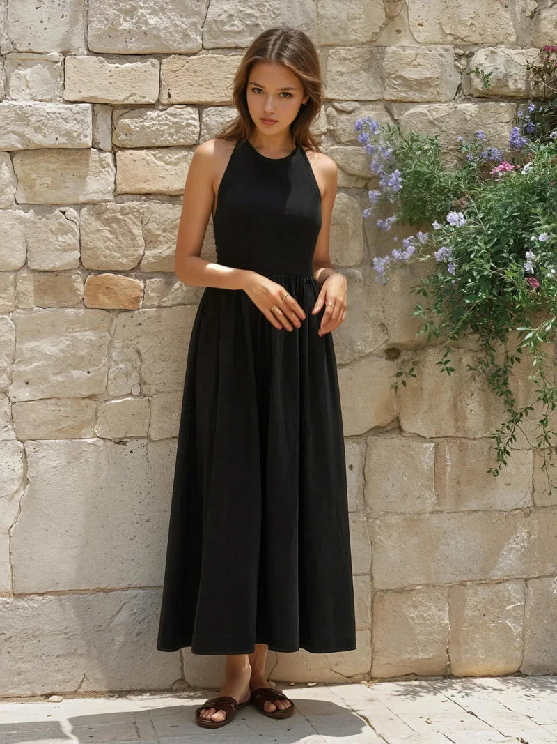 Always Halter Long Dress
