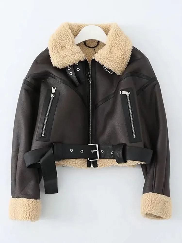 Marta Leather Coat