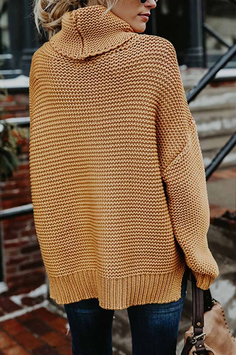 New Loose Style Turtleneck Sweater(3 Colors)