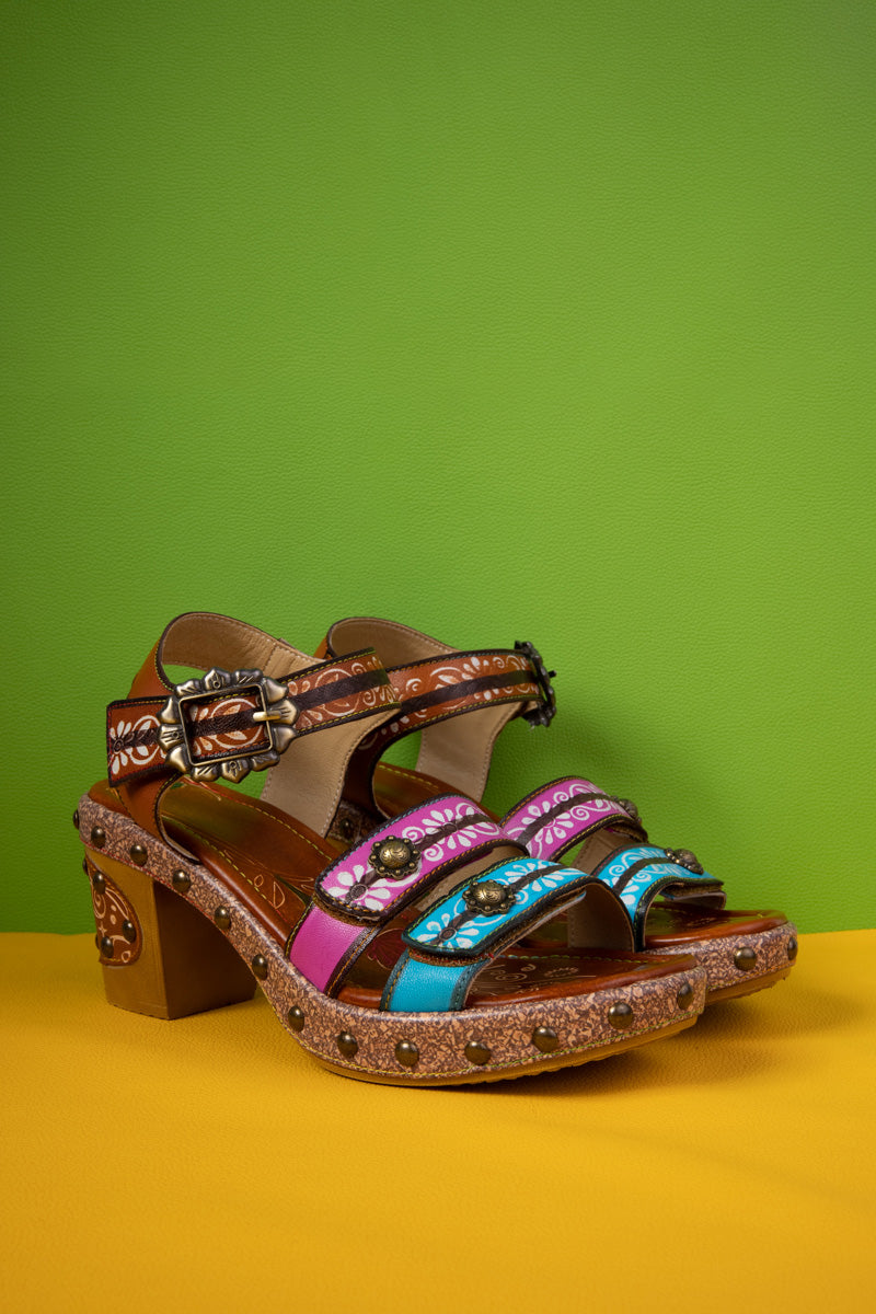 Soffia | Kind of a Big Deal Rivet Studded Leather Sandal