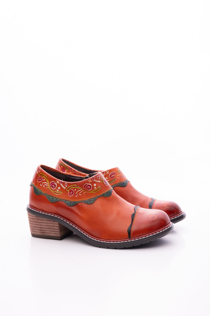 Soffia | Lumi Ankle Washed Leather Pump