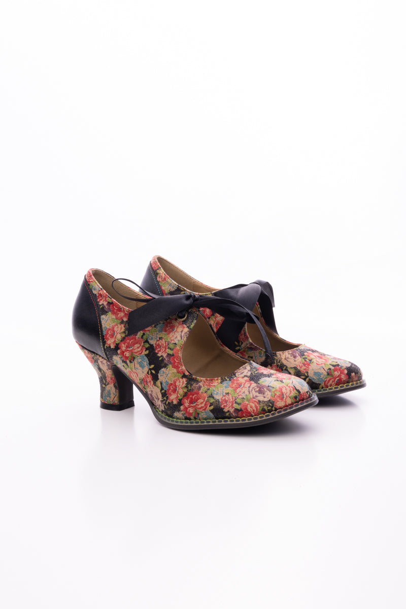 Soffia | Stefania Tie Bow Lace-up Leather Pump