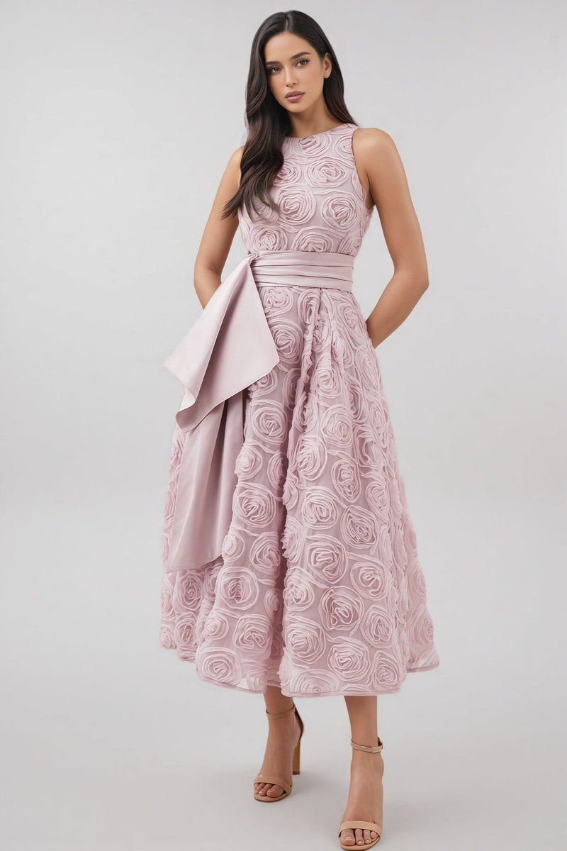 Ethel 3d Sleeveless Midi Dress