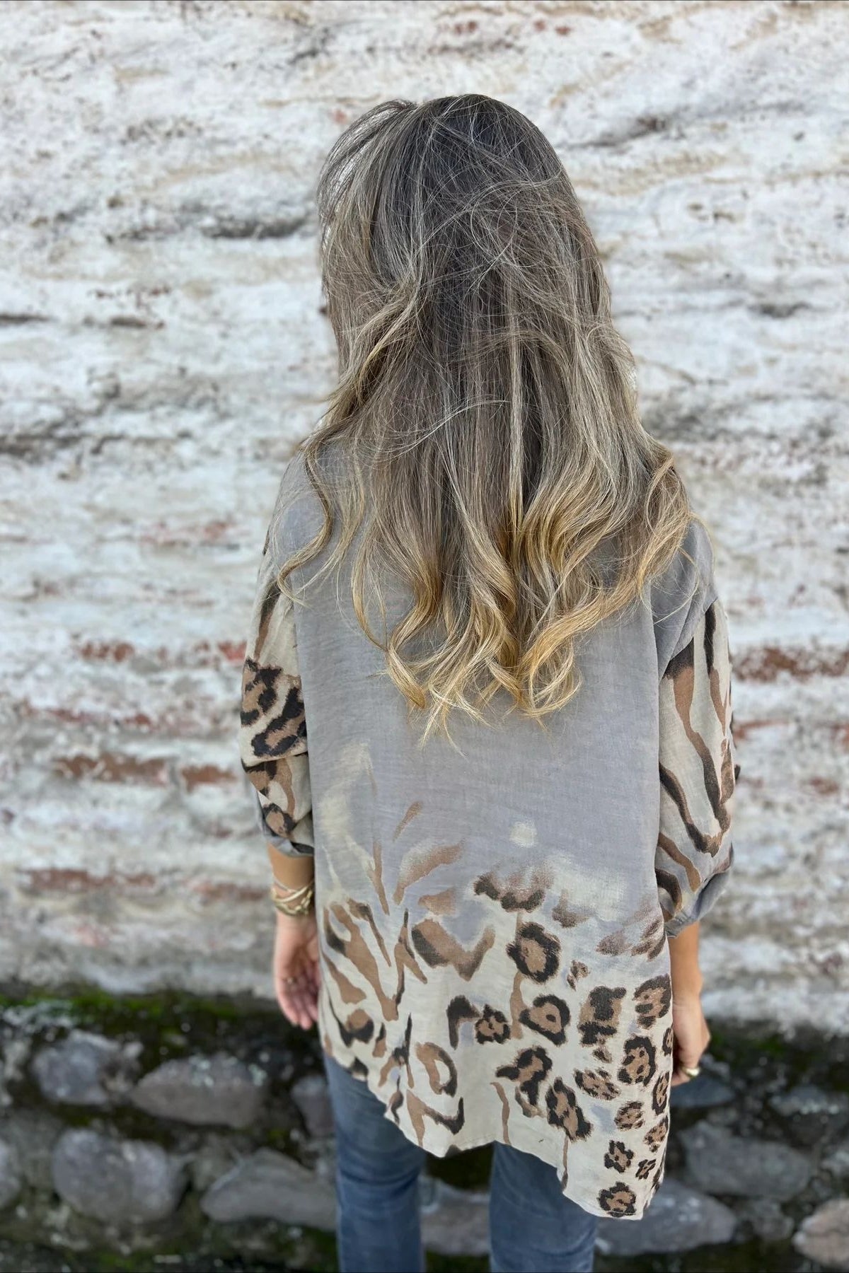 Loose Comfortable Leopard Print Blouse