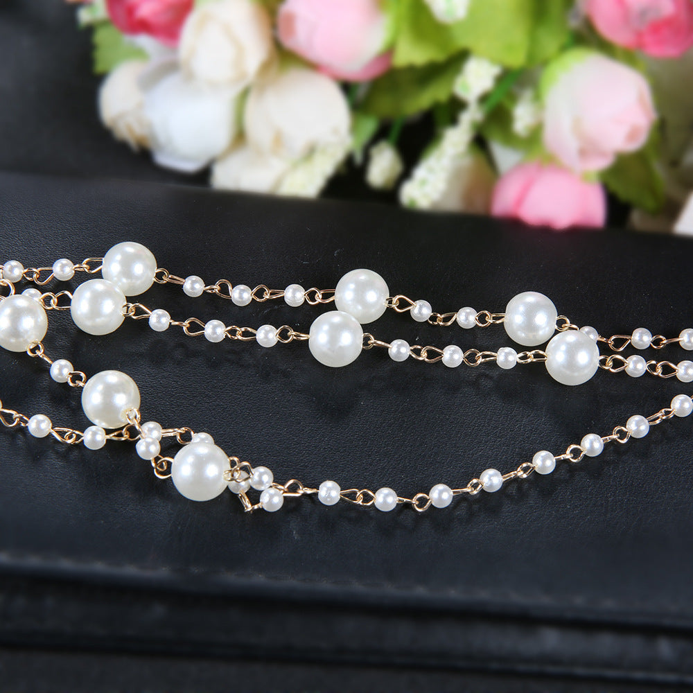 Classic Pearl Anklet with Timeless Appeal