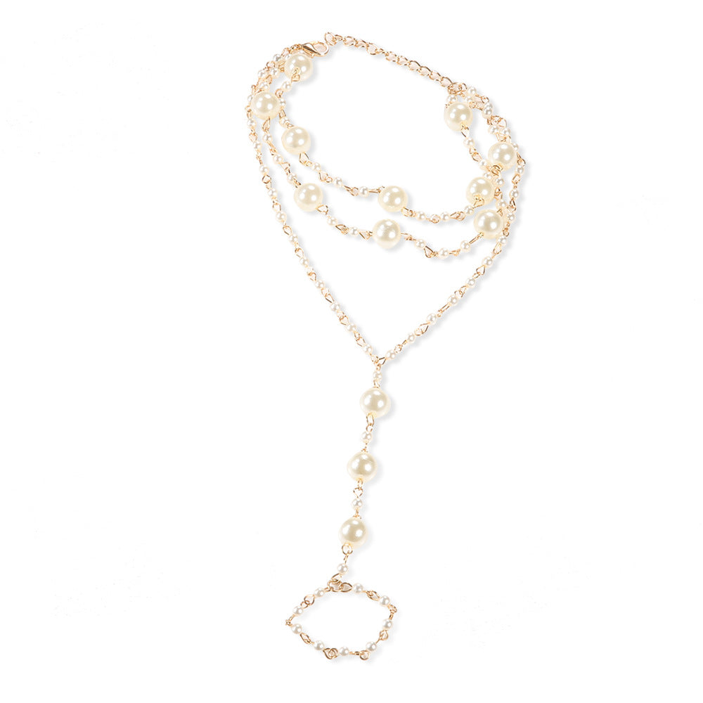 Classic Pearl Anklet with Timeless Appeal