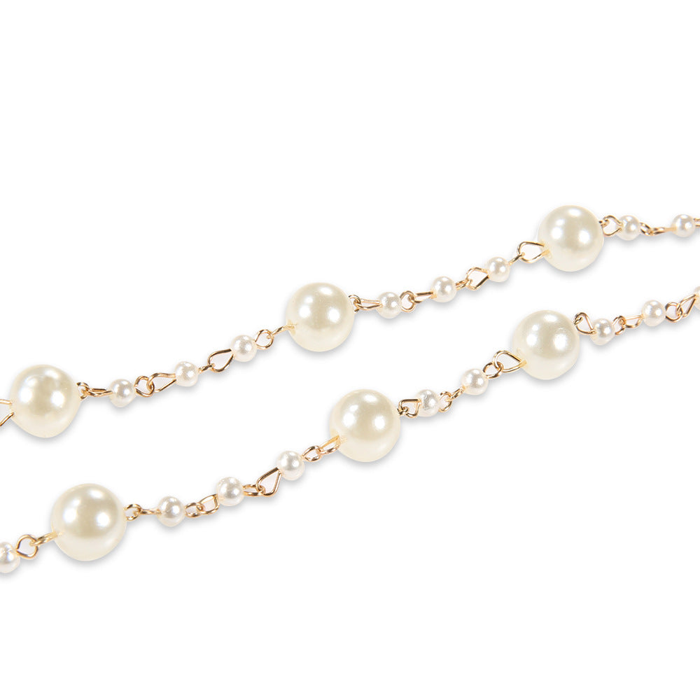 Classic Pearl Anklet with Timeless Appeal