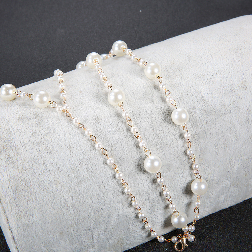 Classic Pearl Anklet with Timeless Appeal