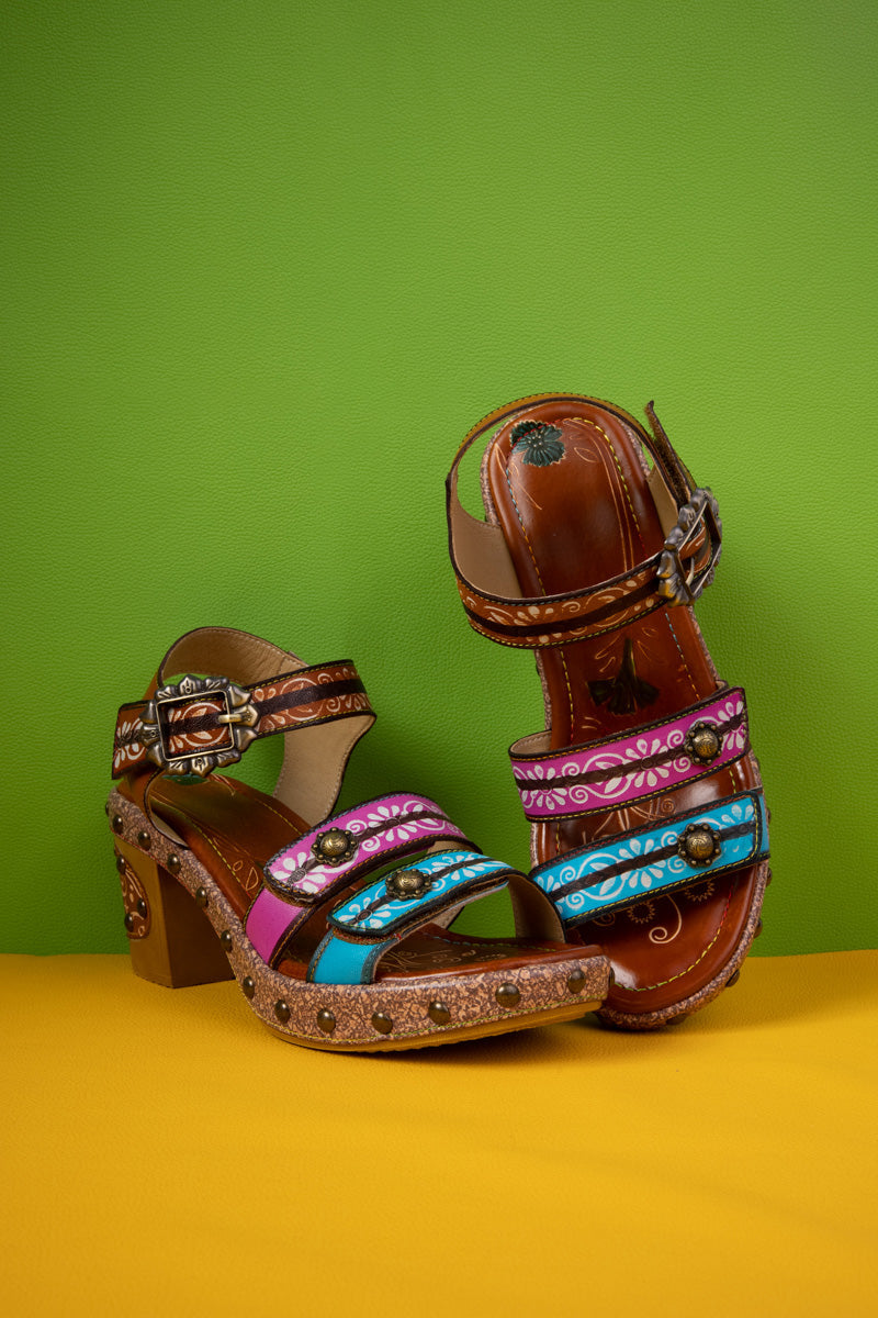 Soffia | Kind of a Big Deal Rivet Studded Leather Sandal