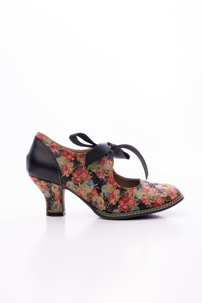 Soffia | Stefania Tie Bow Lace-up Leather Pump