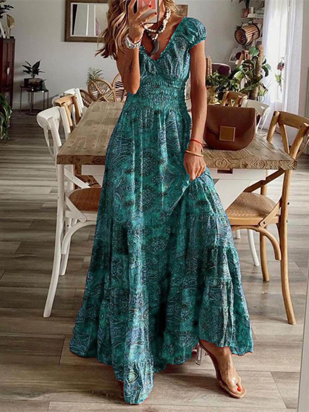 Blossom - Sleeveless Maxi Dress