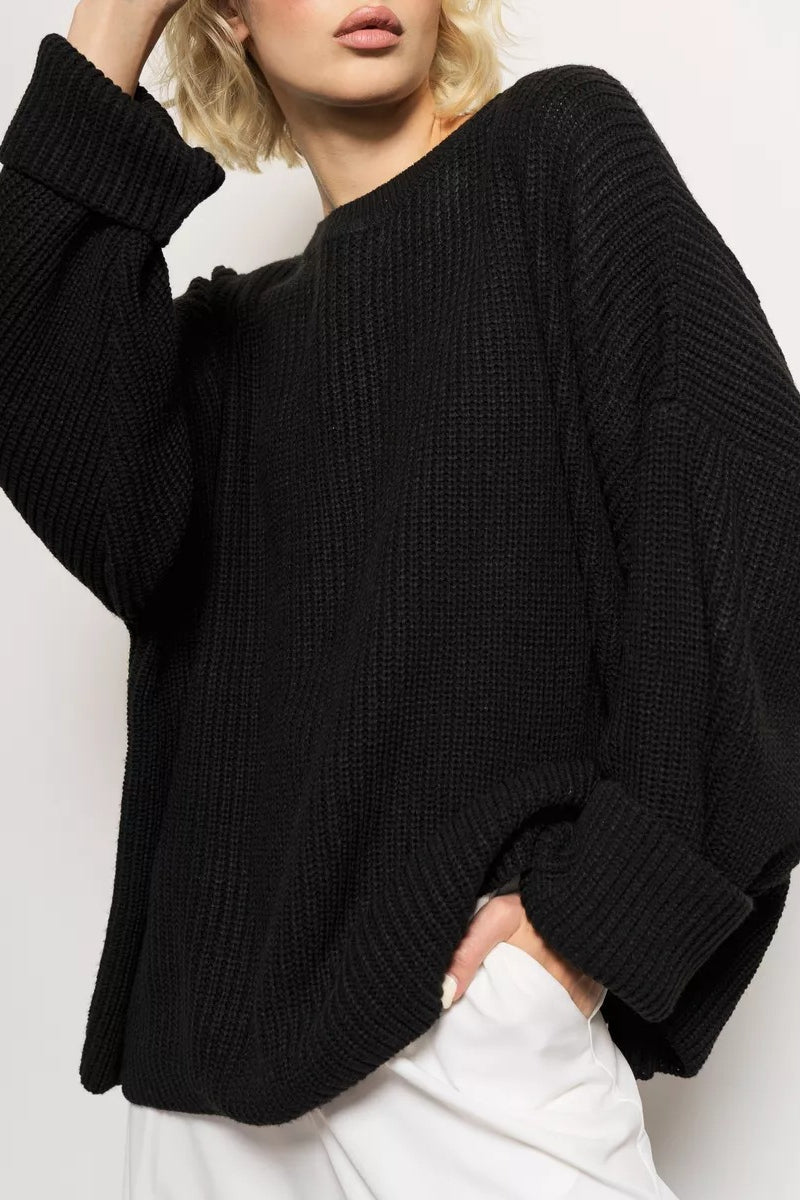 Knit Crewneck Pullover Sweater