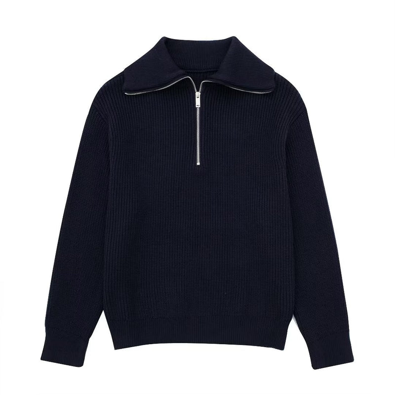 Holly Quarter Zip Sweater