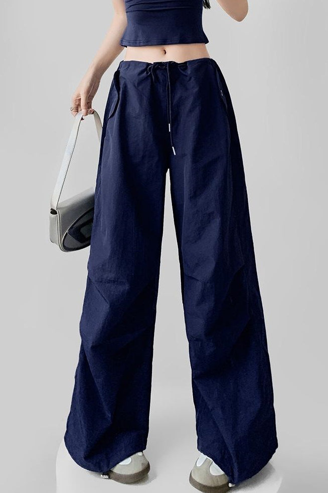 Cargo Wide Leg Relaxed Pants