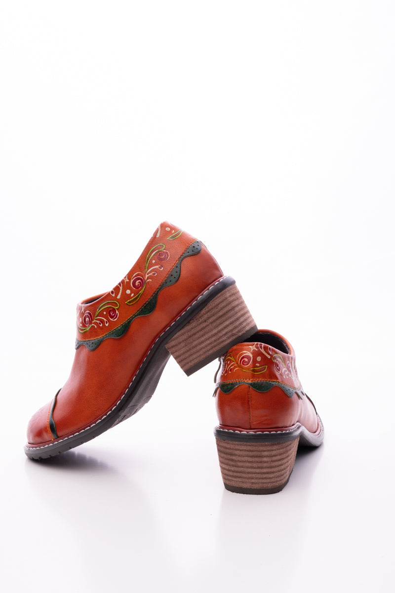 Soffia | Lumi Ankle Washed Leather Pump