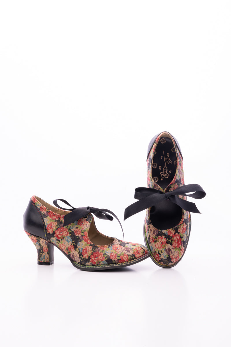 Soffia | Stefania Tie Bow Lace-up Leather Pump