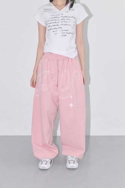 Hip-hop Letter Wing Pants