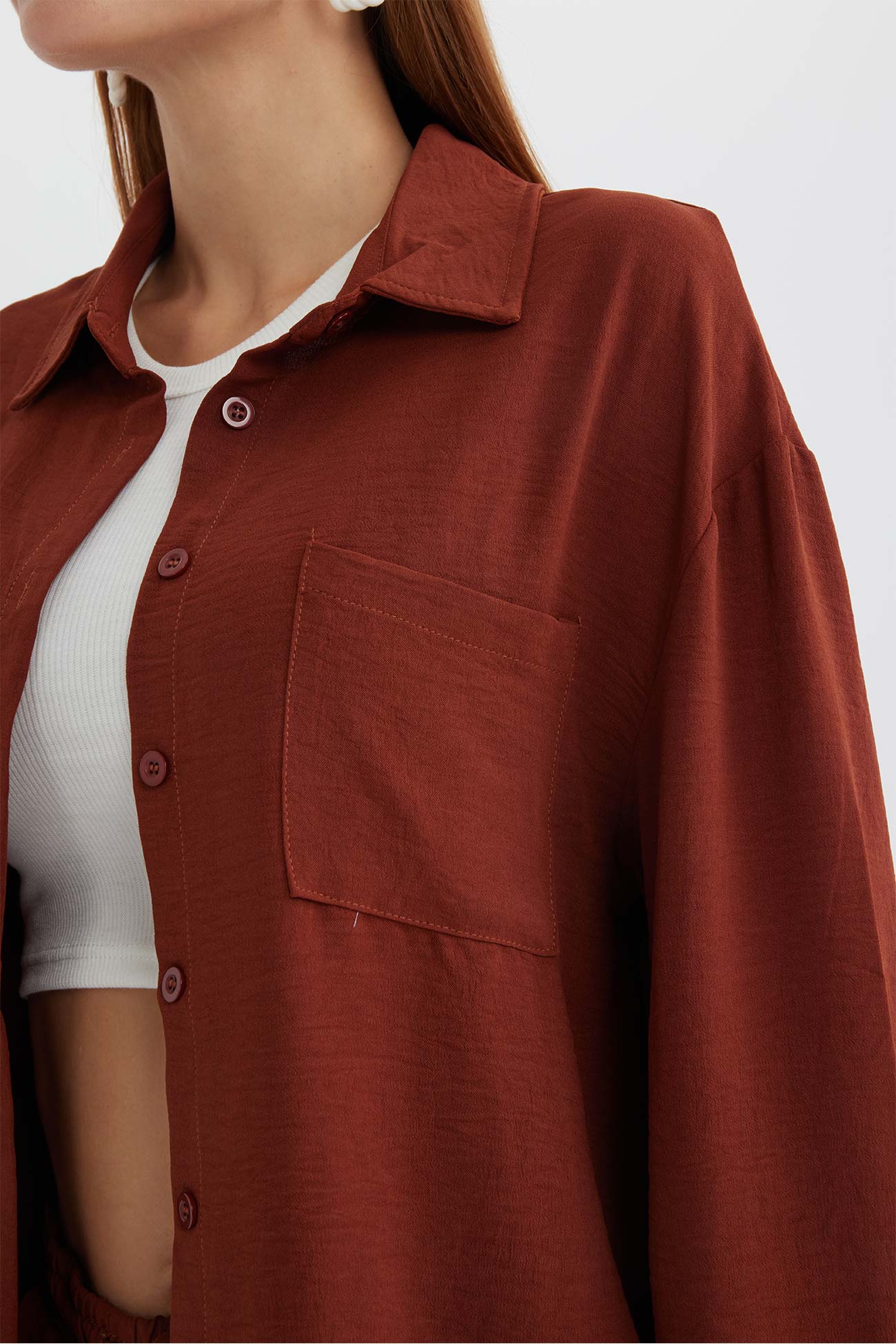 Long Sleeve Color Shirt Long Pants Set
