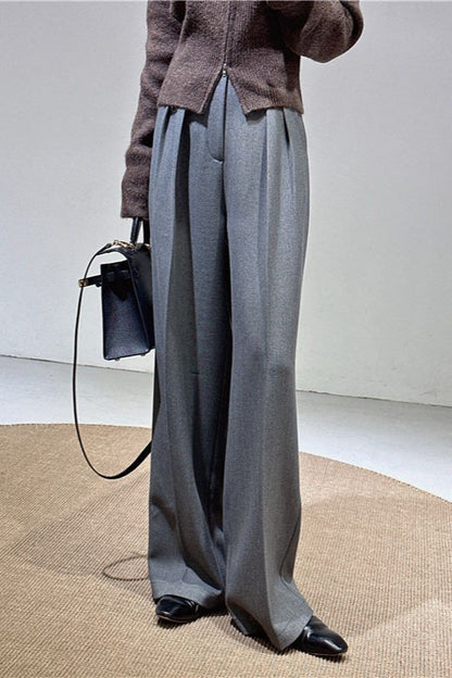 Straight-leg Wide-leg Pants