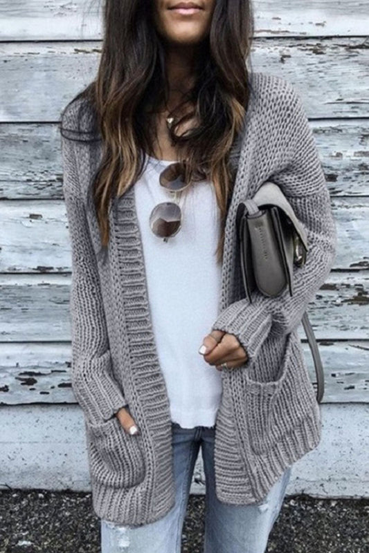 Cardigan Conventional Collar Sweaters (5 Colors)