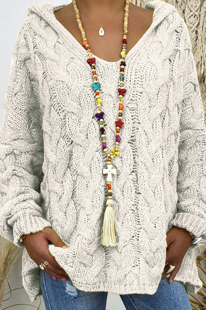 Street Patchwork Hooded Collar Sweaters(16 Colors)