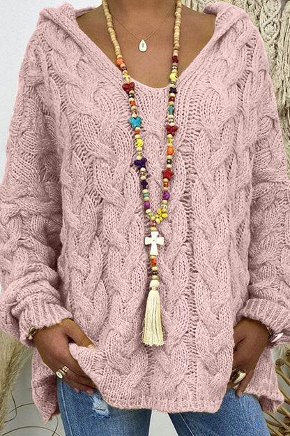 Street Patchwork Hooded Collar Sweaters(16 Colors)