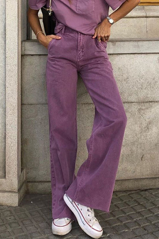 Pants Straight Bottoms
