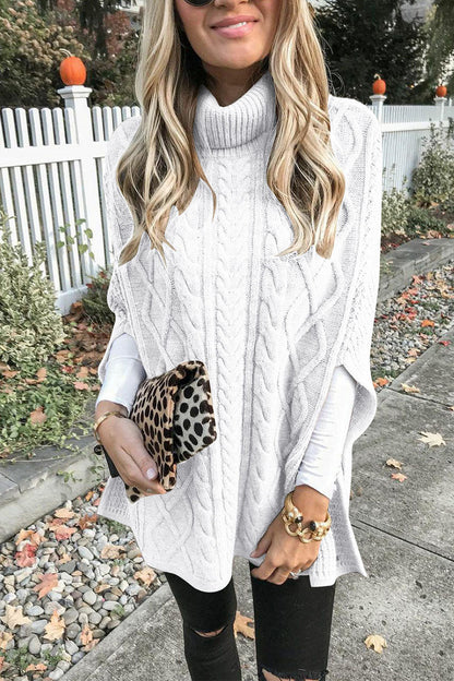 Street Loose Color Turtleneck Sweaters(7 Colors)