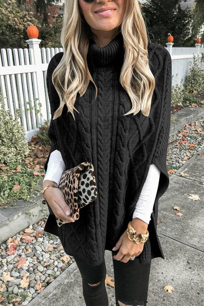 Street Loose Color Turtleneck Sweaters(7 Colors)