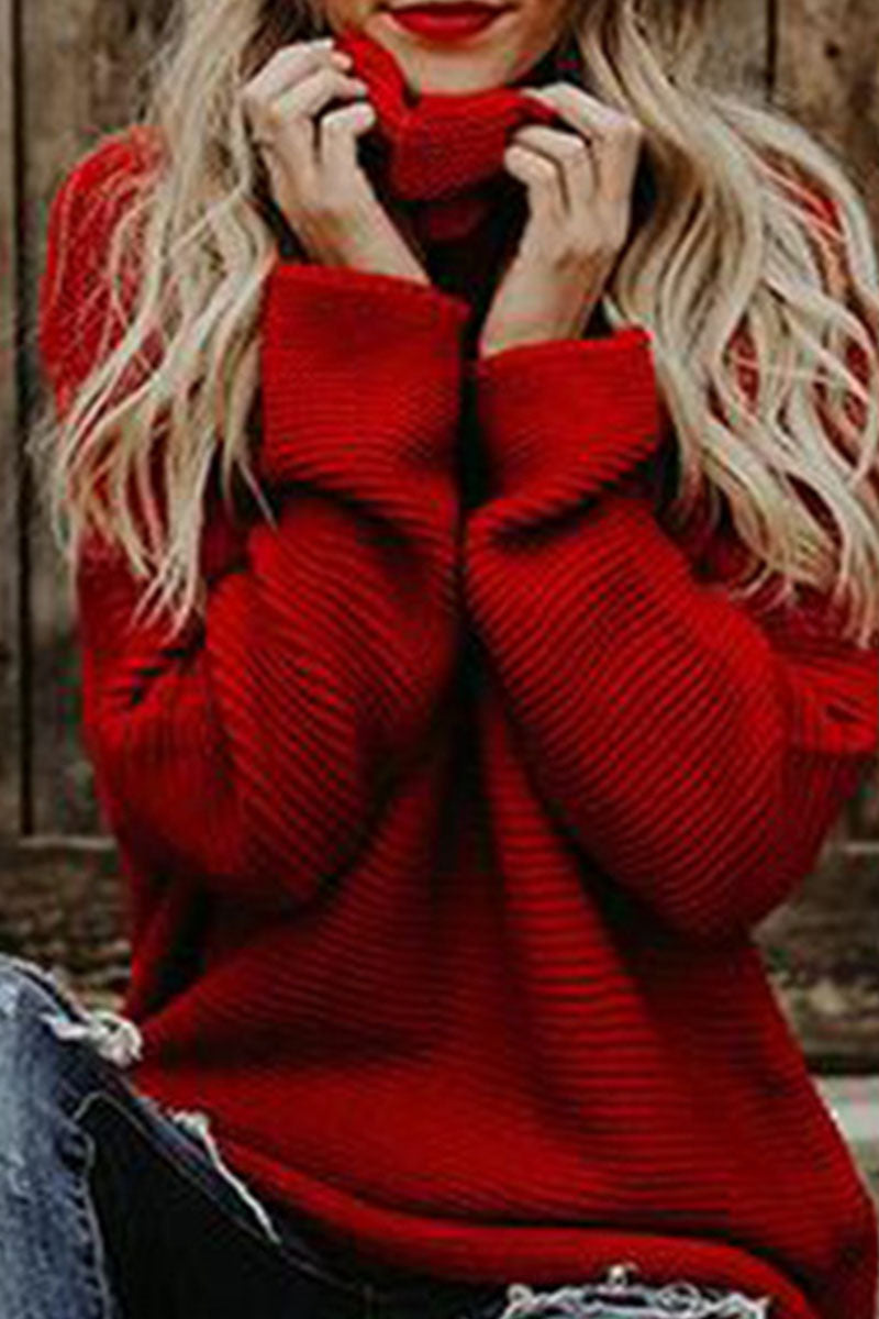 O Neck Mid Waist Sweaters(6 Colors)