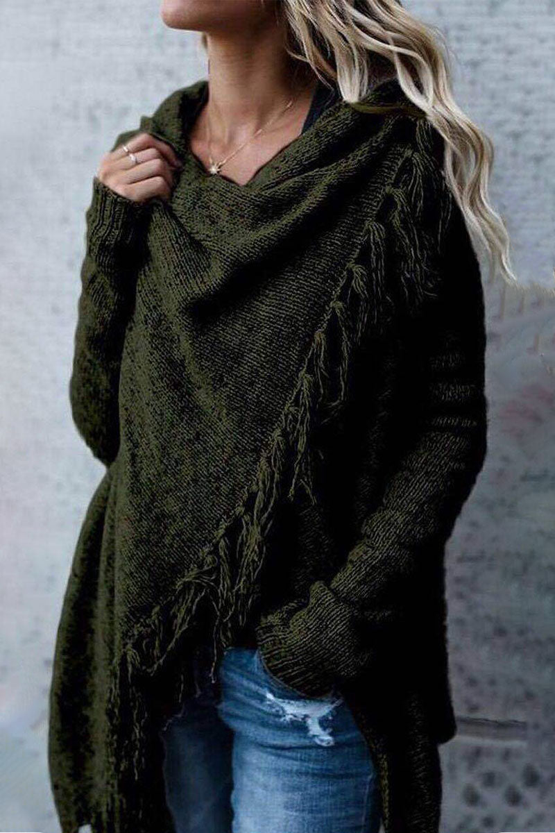 O Neck Mid Waist Sweaters(7 Colors)