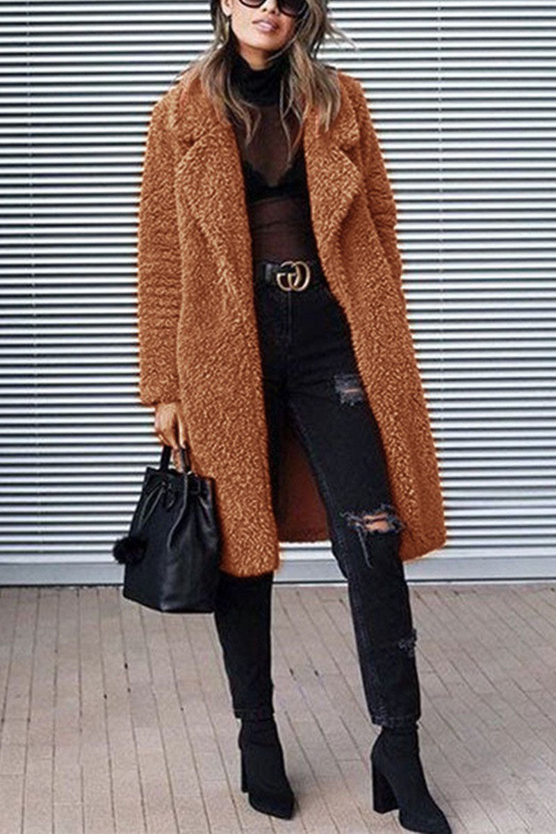Cardigan Shirt Collar Outerwear