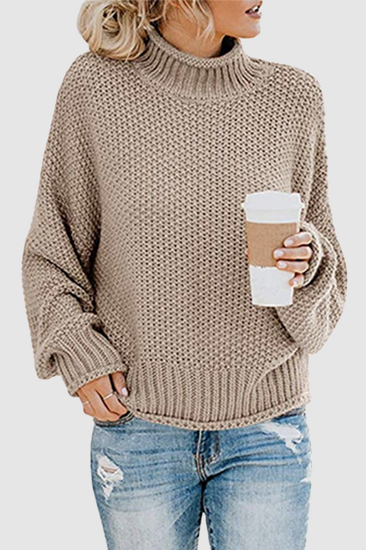 Patchwork Turtleneck Sweaters(11 Colors)