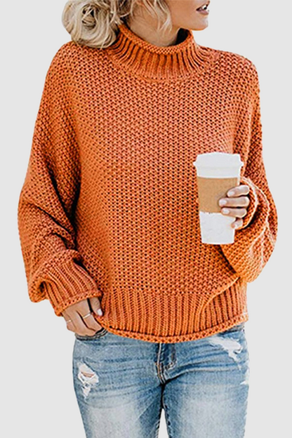 Patchwork Turtleneck Sweaters(11 Colors)