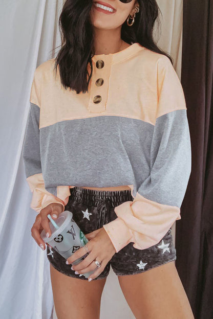 Patchwork O Neck T-shirts