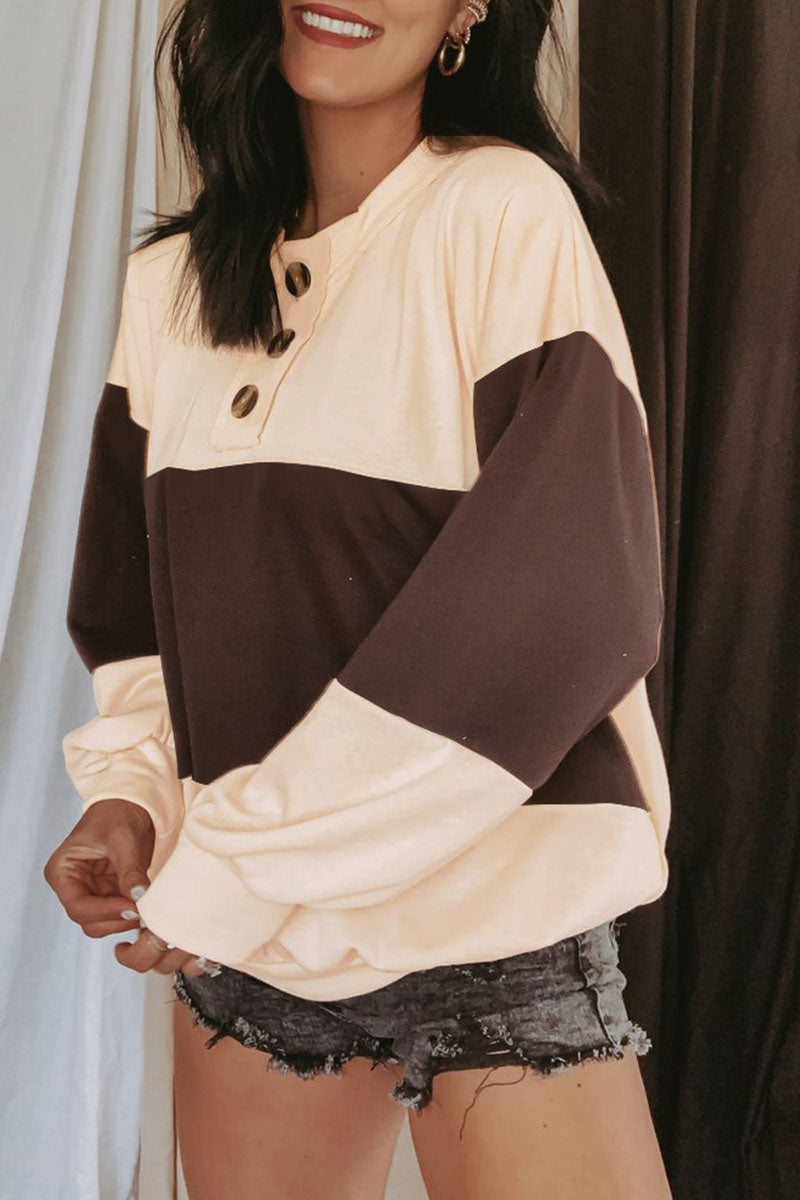 Patchwork O Neck T-shirts