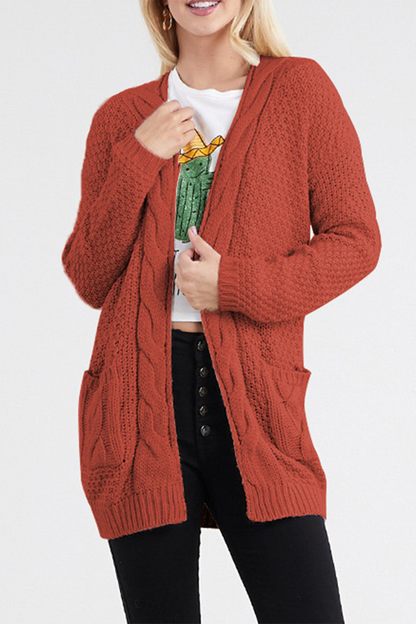 Patchwork Pocket Tops Sweater