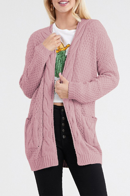 Patchwork Pocket Tops Sweater