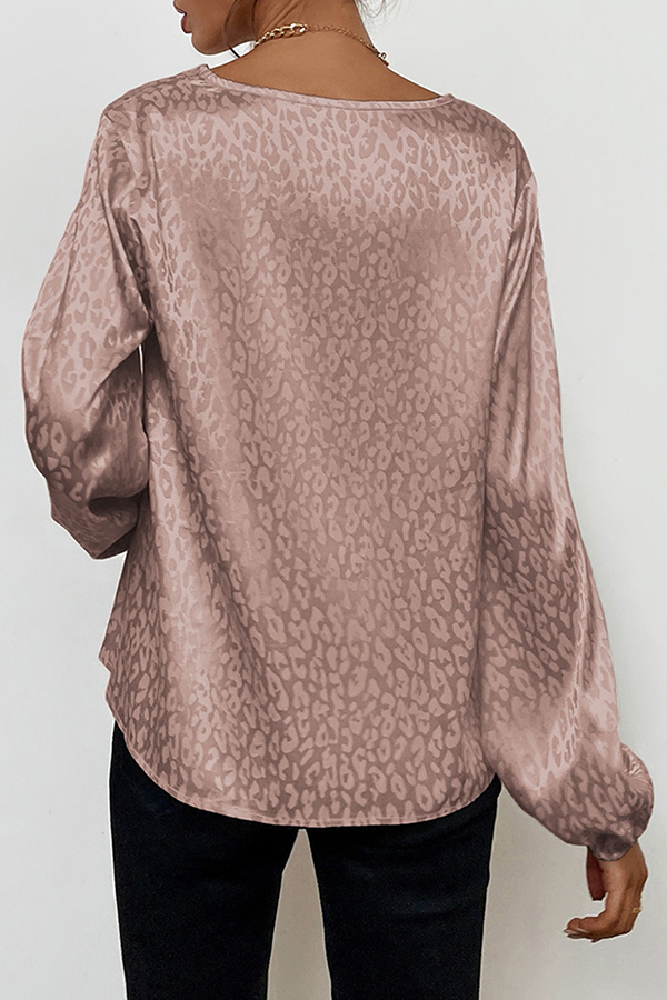 Print Patchwork Basic V Neck Blouses(9 Colors)