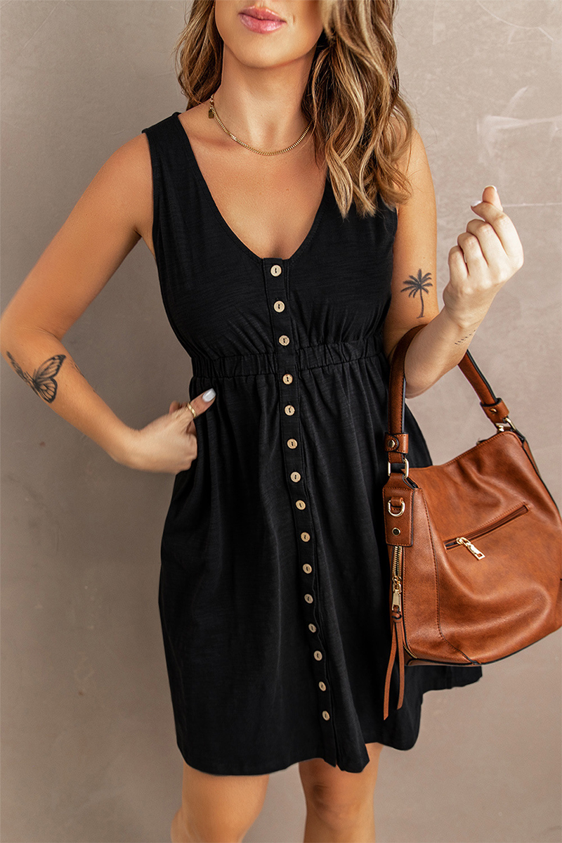 U Neck Cake Skirt Dresses(5 Colors)