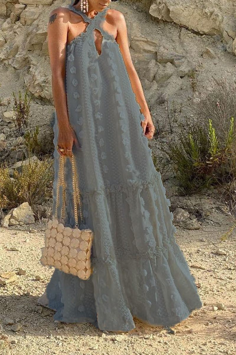 Halter Cake Skirt Dresses(6 Colors)