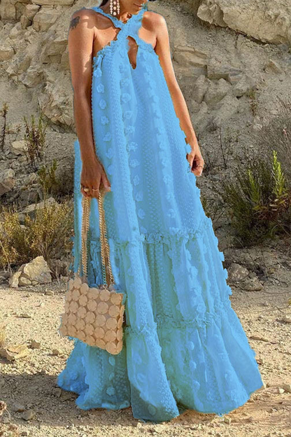 Halter Cake Skirt Dresses(6 Colors)