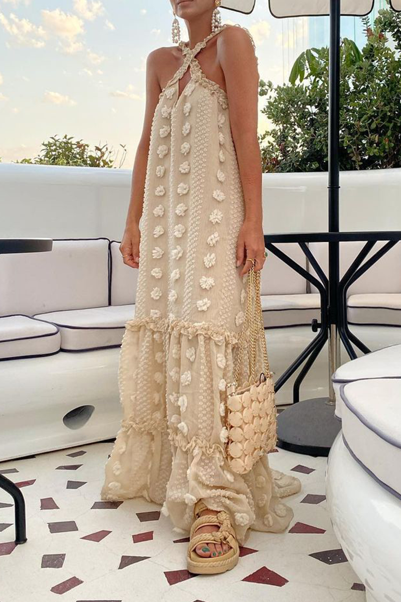 Halter Cake Skirt Dresses(6 Colors)