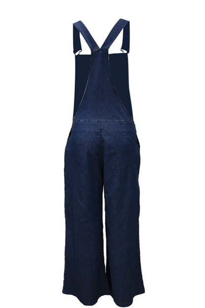 Pocket Fold Strapless Jumpsuits