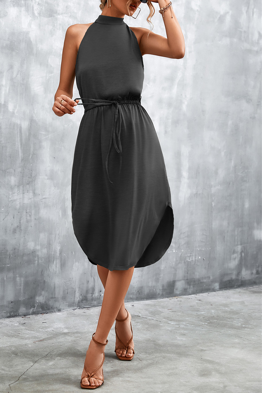 Halter Waist Skirt Dresses(3 Colors)