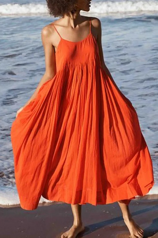 Patchwork Spaghetti Strap Cake Skirt Dresses(5 Colors)