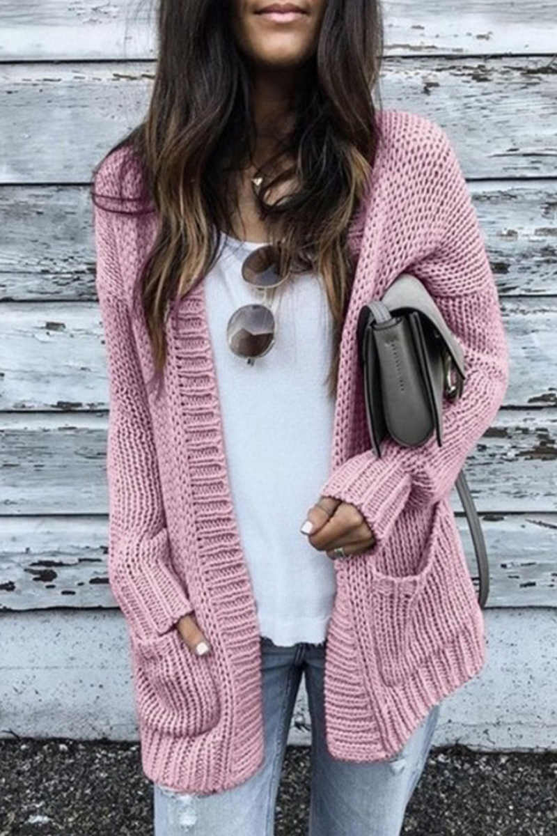 Patchwork Cardigan Collar Sweaters(5 Colors)
