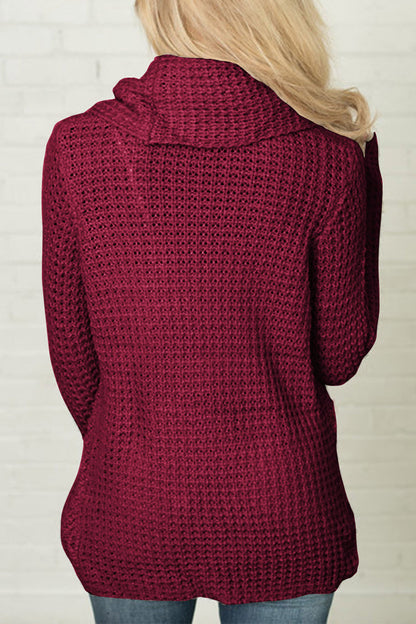 Patchwork Scarf Collar Sweaters(4 Colors)